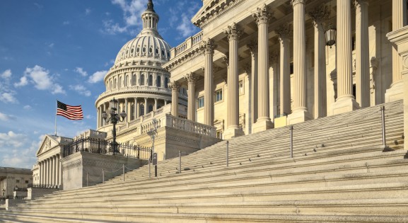 Diagonal View of the Capitol